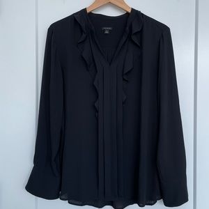 COPY - Ann Taylor Ruffle Front Blouse